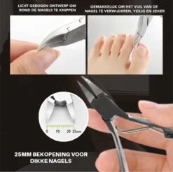 Merkloos Pedicure Set 7-Delig - Nagelverzorging - Starterset - Ingegroeide Teennagel - Nagelknipper -Gillette Winkel 1200x1195 15