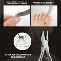 Merkloos Pedicure Set 7-Delig - Nagelverzorging - Starterset - Ingegroeide Teennagel - Nagelknipper -Gillette Winkel 1200x1195 16