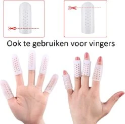 Teenbeschermer - Teenbeschermers Siliconen - Teenbeschermer Kleine Teen - Teenbeschermer Grote Teen - Teenkap - Teenspreider - Er Worden 3 Paar Geleverd - S,M,L - Wit 14 Teenbeschermer - Teenbeschermers Siliconen - Teenbeschermer Kleine Teen - Teenbeschermer Grote Teen - Teenkap - Teenspreider - Er Worden 3 Paar Geleverd - S,M,L - Wit -Gillette Winkel 1200x1196 25