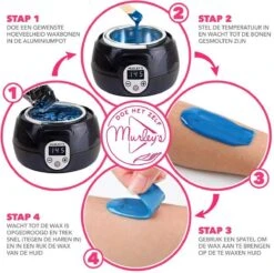 MURLEY'S Wax Apparaat Ontharing Set Incl. 500 Gram Waxbonen, Pre En Afterspray En 30 Houten Spatels Voor Lichaam En Gezicht. -Gillette Winkel 1200x1196 36