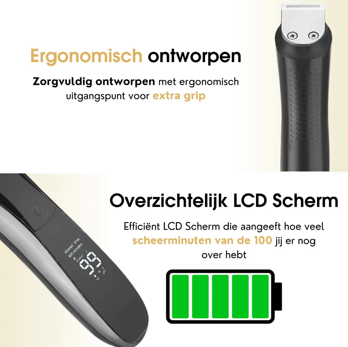 Gruttz - 11 In 1 Baardtrimmer Voor Mannen - Inclusief Reistas - Trimmer Baard Neus Oor En Lichaam - Bodygroomer Mannen 7 Gruttz - 11 In 1 Baardtrimmer Voor Mannen - Inclusief Reistas - Trimmer Baard Neus Oor En Lichaam - Bodygroomer Mannen - Afbeelding 5