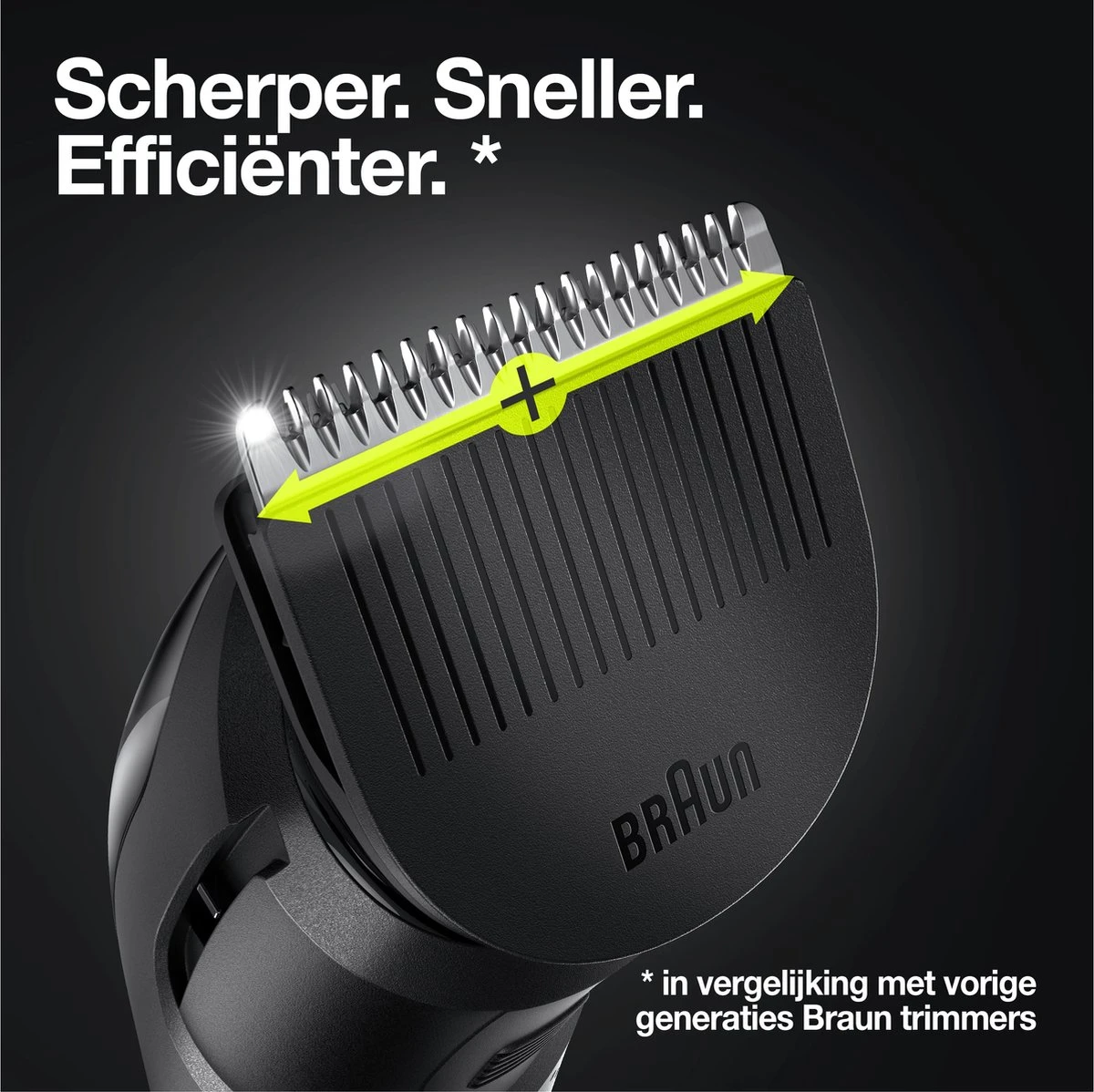 Braun Multigroomer 5 MGK5380 - 9in1 Trimmer Voor Mannen - Baard + Haar 6 Braun Multigroomer 5 MGK5380 - 9in1 Trimmer Voor Mannen - Baard + Haar - Afbeelding 4