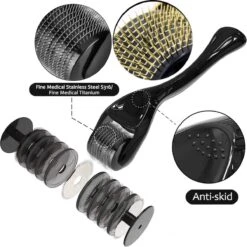 Kingsowned Derma Roller 1.5 Mm, 540 Naalden - Steriel Verpakt - Hoge Kwaliteit Chirurgisch Staal - Bewezen Effectief Tegen Rimpels, Acne Littekens, En Cellulitis & Stimulatie Van Haargroei Op De Hoofdhuid, Baardgroei -Gillette Winkel 1200x1198 43