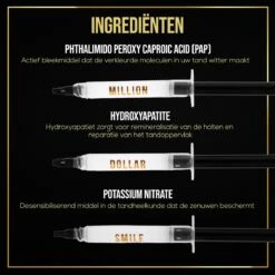 The Million Dollar Smile® Tandenbleekset Geschikt Voor Gevoelige Tanden - Zonder Peroxide (0%) - Wittere Tanden - 100% Natuurlijk - Tanden Bleken - Tandenblekers - Teeth Whitening Kit - Geen Gevoelige Tanden -Gillette Winkel 1200x1199 4