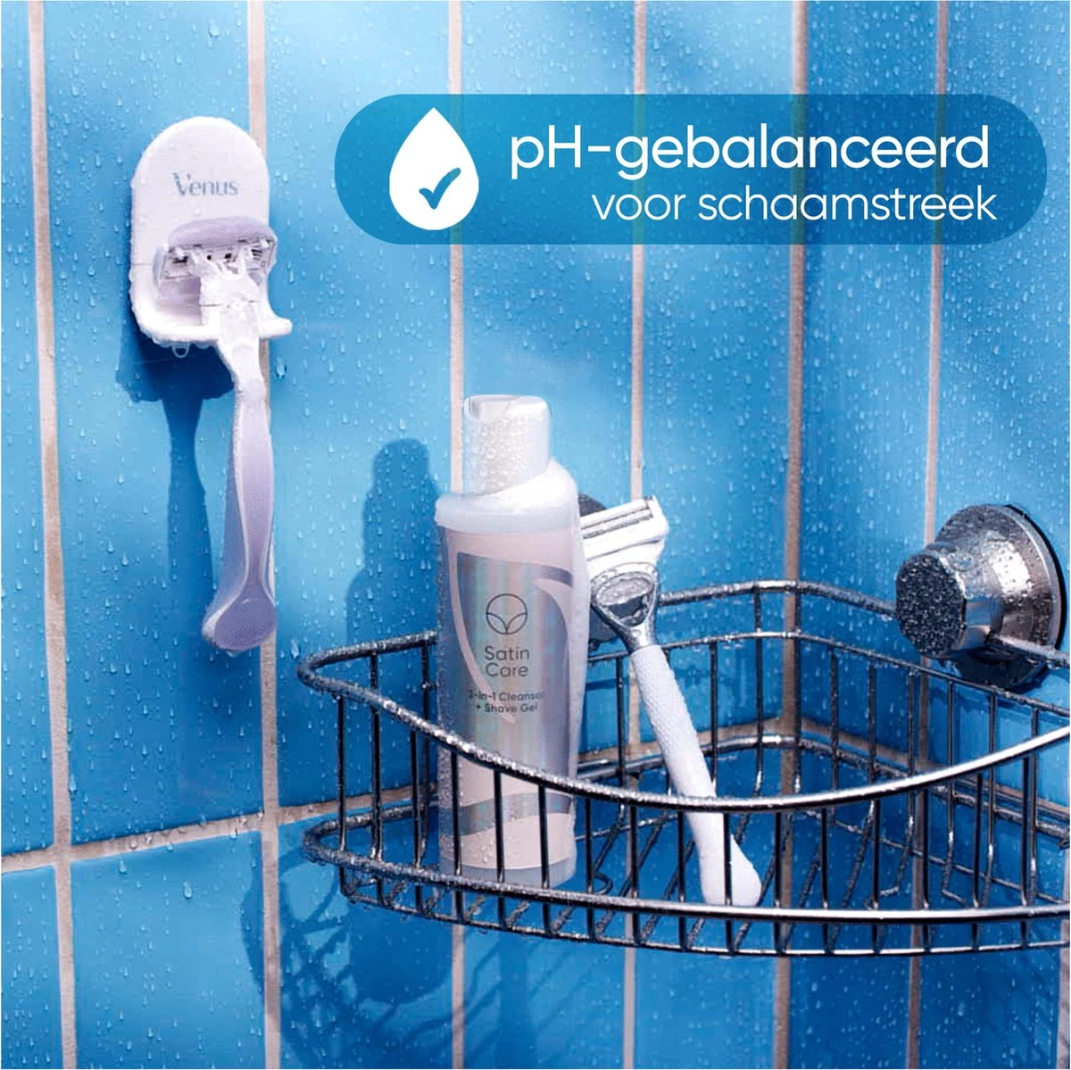 Gillette Venus Satin Care Voor Schaamhaar - 2-In-1 Reiniger + Scheergel - 190 Ml 6 Gillette Venus Satin Care Voor Schaamhaar - 2-In-1 Reiniger + Scheergel - 190 Ml - Afbeelding 4