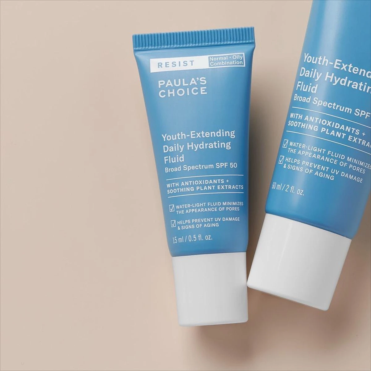 Paula's Choice RESIST Anti-Aging Dagcrème SPF 50 - Gecombineerde & Vette Huid - Mini 15 Ml 4 Paula's Choice RESIST Anti-Aging Dagcrème SPF 50 - Gecombineerde & Vette Huid - Mini 15 Ml - Afbeelding 2