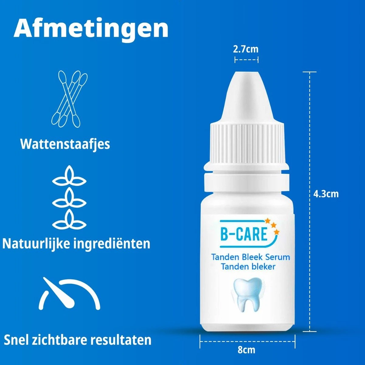 B-care Tanden Bleker – Wittere Tanden – Teeth Whitening Strips – Professioneel Resultaat - Tandsteen Verwijderaar - Zonder Peroxide - Tandenbleekset - Tanden Bleken 6 B-care Tanden Bleker – Wittere Tanden – Teeth Whitening Strips – Professioneel Resultaat - Tandsteen Verwijderaar - Zonder Peroxide - Tandenbleekset - Tanden Bleken - Afbeelding 4