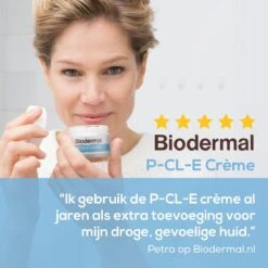 Biodermal P-CL-E Creme - Dagcreme - En Nachtcrème Met Glycerine - Gezichtsverzorging Ondersteunt Natuurlijk Herstel Van De Droge Huid - Droge Huid Gezichtscreme - 100ml -Gillette Winkel 1200x1200 1100