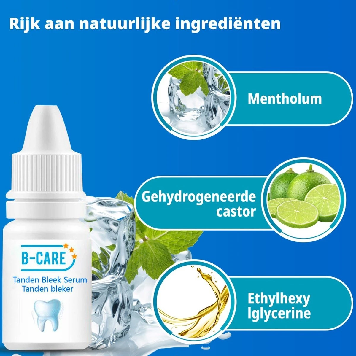 B-care Tanden Bleker – Wittere Tanden – Teeth Whitening Strips – Professioneel Resultaat - Tandsteen Verwijderaar - Zonder Peroxide - Tandenbleekset - Tanden Bleken 9 B-care Tanden Bleker – Wittere Tanden – Teeth Whitening Strips – Professioneel Resultaat - Tandsteen Verwijderaar - Zonder Peroxide - Tandenbleekset - Tanden Bleken - Afbeelding 7