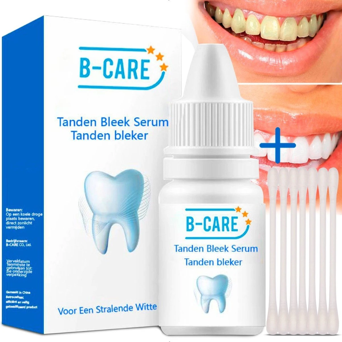 B-care Tanden Bleker – Wittere Tanden – Teeth Whitening Strips – Professioneel Resultaat - Tandsteen Verwijderaar - Zonder Peroxide - Tandenbleekset - Tanden Bleken 12 B-care Tanden Bleker – Wittere Tanden – Teeth Whitening Strips – Professioneel Resultaat - Tandsteen Verwijderaar - Zonder Peroxide - Tandenbleekset - Tanden Bleken - Afbeelding 10