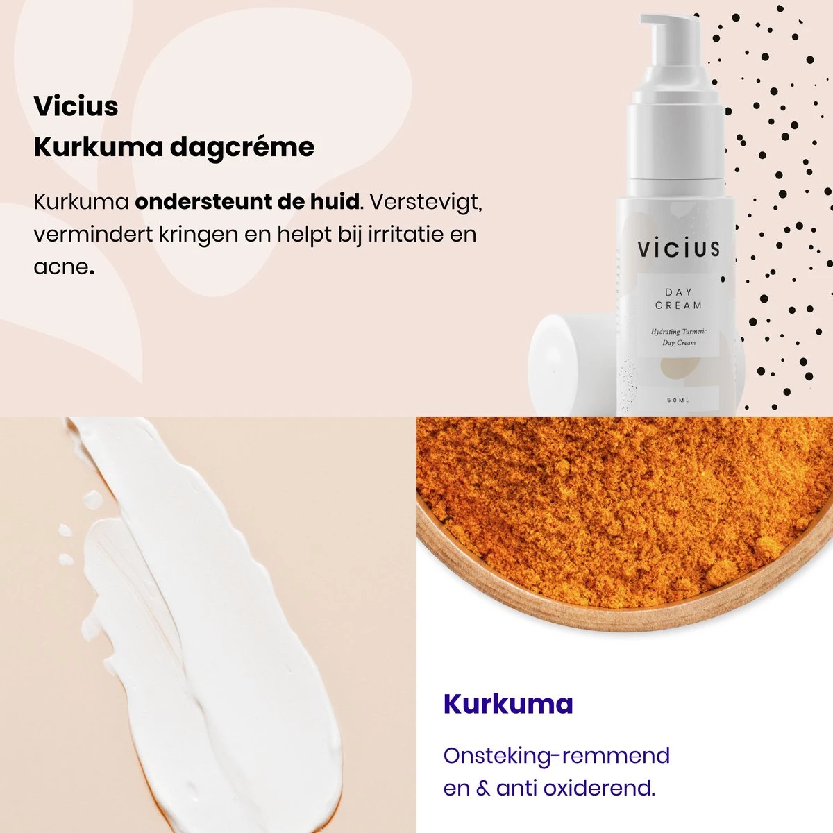 Vicius® - Dagcrème Voor Vrouwen - Moisturizer - Gezichtscrème - Anti Rimpel - Pigmentvlekken Creme - Verzorgingsproducten - Droge Huid - 50 Ml 10 Vicius® - Dagcrème Voor Vrouwen - Moisturizer - Gezichtscrème - Anti Rimpel - Pigmentvlekken Creme - Verzorgingsproducten - Droge Huid - 50 Ml - Afbeelding 8
