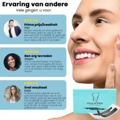 Glory Of White - Professionele Tandenbleek Strips - 28 Strips - Teeth Whitening Strips - Wittere Tanden - Zonder Peroxide - Tanden Bleken -Gillette Winkel 1200x1200 121