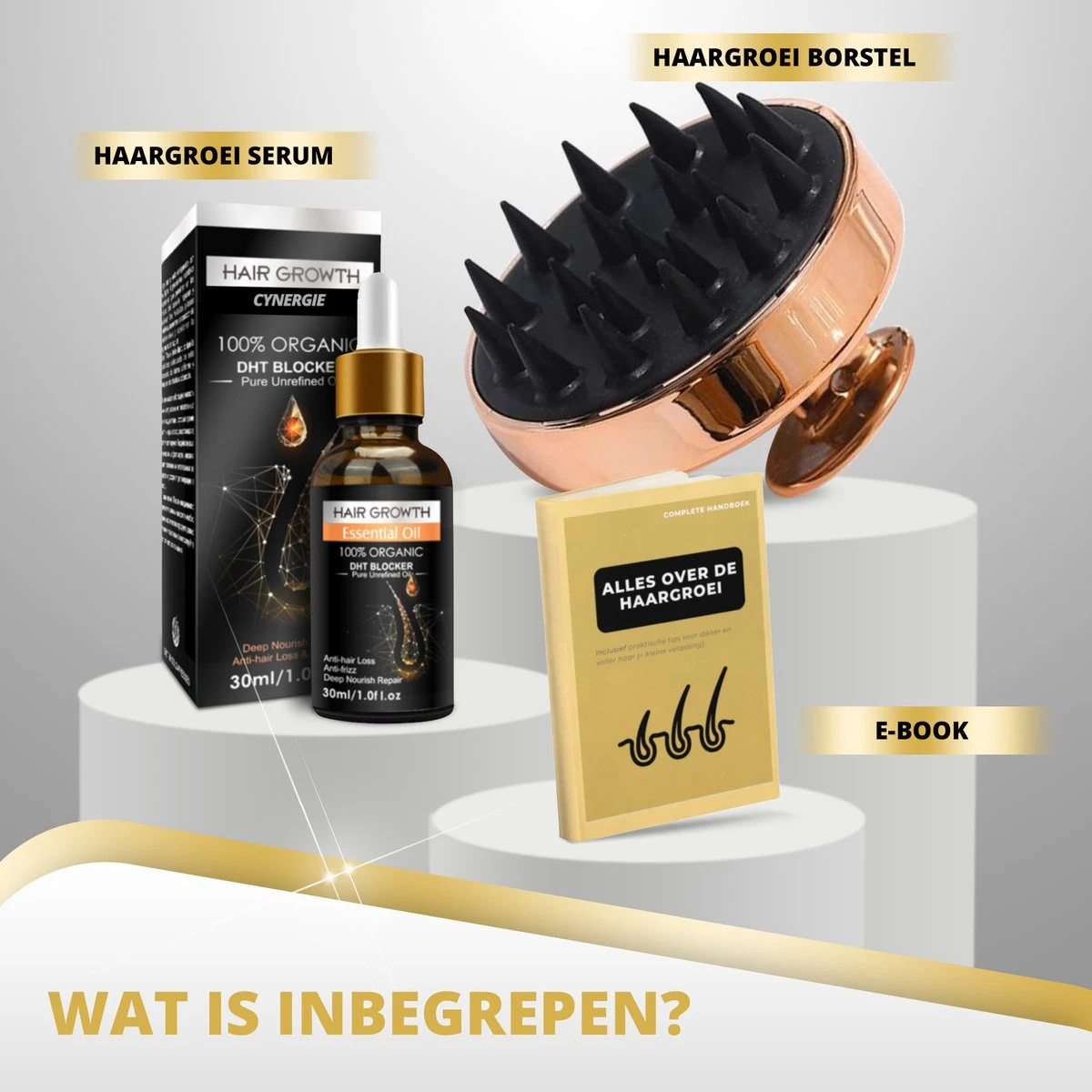 BeautyFit - Haargroei Serum - Haargroei Versneller - Inclusief Scalp Massager En Ebook - Haargroei Producten Mannen Vrouwen - Biotine - Haar Versneller - Beschadigd Haar - Haar Vitamines 4 BeautyFit - Haargroei Serum - Haargroei Versneller - Inclusief Scalp Massager En Ebook - Haargroei Producten Mannen Vrouwen - Biotine - Haar Versneller - Beschadigd Haar - Haar Vitamines - Afbeelding 2