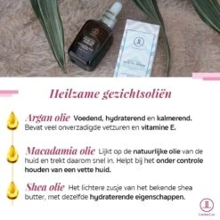 LimberLux Bakuchiol Face Oil Serum Met Arganolie, Shea Olie En Macadamia Olie - Inclusief Samples - Anti Aging Gezichtsolie Met Argan Olie - Natuurlijk Retinol Serum Alternatief -Gillette Winkel 1200x1200 1258