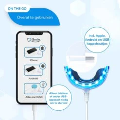 ISmile Professionele Tandenbleekset - Veilig Tanden Bleken - Zonder Peroxide - Witte Tanden - Teeth Whitening -Gillette Winkel 1200x1200 126