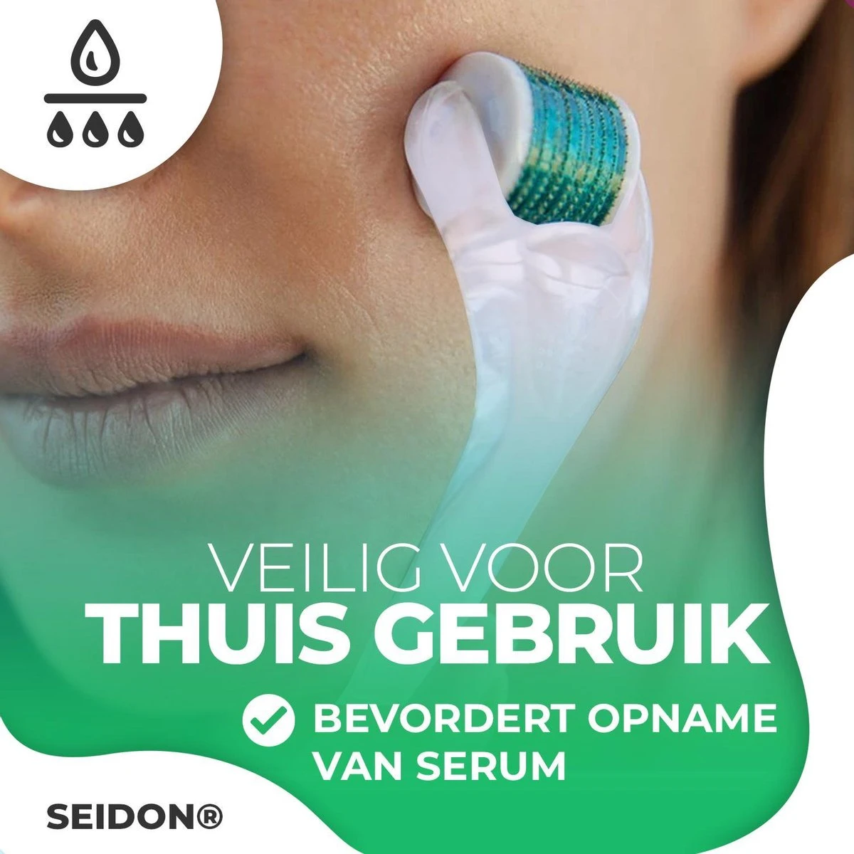 Seidon™ Vitamine C Serum & Hyaluronzuur Serum - Inclusief Dermaroller - Premium Edition - Anti Aging - Gezichtsverzorging - Anti Rimpel – 2 DUOPACK - 60mL 7 Seidon™ Vitamine C Serum & Hyaluronzuur Serum - Inclusief Dermaroller - Premium Edition - Anti Aging - Gezichtsverzorging - Anti Rimpel – 2 DUOPACK - 60mL - Afbeelding 5