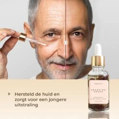 Gezichtsolie 50ML - Hydraterende Kalmerende Rozenolie 100% Vegan - Arganolie - Vitamine C Serum - Serum Gezichtsverzorging - Rozenbottel Olie Rosehip Oil - Skincare - Valentijnsdag Cadeau -Gillette Winkel 1200x1200 1283