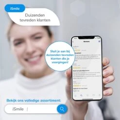 ISmile Professionele Tandenbleekset - Veilig Tanden Bleken - Zonder Peroxide - Witte Tanden - Teeth Whitening -Gillette Winkel 1200x1200 129