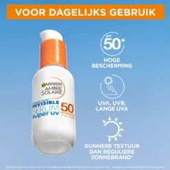 Garnier Ambre Solaire Invisible Super UV Serum SPF 50+ 30 Ml 10 Garnier Ambre Solaire Invisible Super UV Serum SPF 50+ 30 Ml -Gillette Winkel 1200x1200 1300