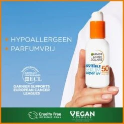 Garnier Ambre Solaire Invisible Super UV Serum SPF 50+ 30 Ml 12 Garnier Ambre Solaire Invisible Super UV Serum SPF 50+ 30 Ml -Gillette Winkel 1200x1200 1302