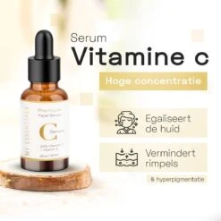 Essentials Premium Vitamin C Serum | 60 ML | 20% C Serum | Met Vitamine E | Gezichtsserum Vrouwen | Vitamine C Serum Gezicht | Vit C Serum | Anti Rimpel | Tegen Pigmentvlekken | -Gillette Winkel 1200x1200 1317