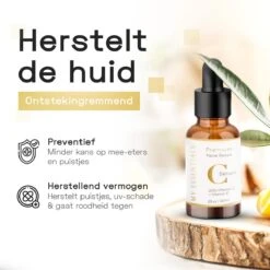Essentials Premium Vitamin C Serum | 60 ML | 20% C Serum | Met Vitamine E | Gezichtsserum Vrouwen | Vitamine C Serum Gezicht | Vit C Serum | Anti Rimpel | Tegen Pigmentvlekken | -Gillette Winkel 1200x1200 1320