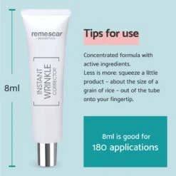 Remescar Instant Rimpel Corrector 8ml - Klinisch Bewezen Voor Anti-aging En Rimpelvermindering - Vermindert Rimpels En Fijne Lijntjes - Vermindert Tekenen Van Veroudering - 180 Applicaties -Gillette Winkel 1200x1200 1372