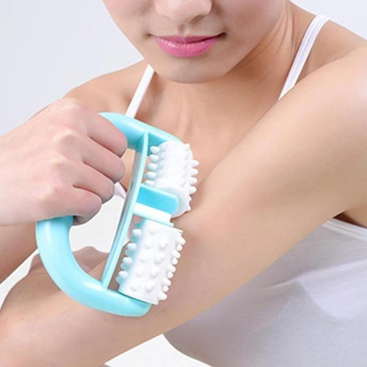 Lichaams Massage Roller - Nekroller - Rugmassage - Anti Cellulitis - Drukmassage - Dermaroller 4 Lichaams Massage Roller - Nekroller - Rugmassage - Anti Cellulitis - Drukmassage - Dermaroller - Afbeelding 2