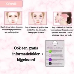 Demiracle® Rose Quartz Premium Gua Sha Schraper – Massagehulpmiddel – Gezichtsmassage – Massage – Ontspanning – Kwaliteit -Gillette Winkel 1200x1200 1450