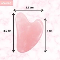 Demiracle® Rose Quartz Premium Gua Sha Schraper – Massagehulpmiddel – Gezichtsmassage – Massage – Ontspanning – Kwaliteit -Gillette Winkel 1200x1200 1453