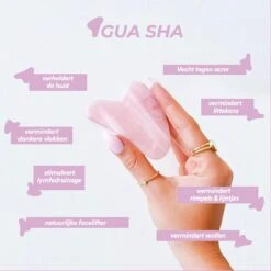GuaSha Premium Jade Tool Roze - 100% Rozenkwarts - Inclusief E-Book -Gillette Winkel 1200x1200 1460