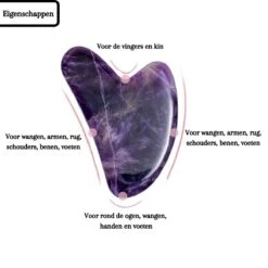 Demiracle® Pure Amethist Gua Sha – Schraper - Massagehulpmiddel – Gezichtsmassage – Massage – Jade Roller - Face Roller - Ontspanning -Gillette Winkel 1200x1200 1463