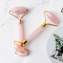 Rose Quartz Jade Roller - Gezichtsroller - Massage Roller Gezicht -Gillette Winkel 1200x1200 1469