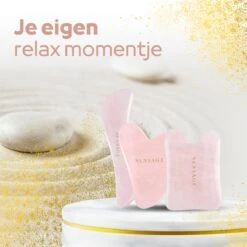 Sensage Gua Sha Set | 3-Delige Massage Set | 100% Natuurlijke Rozenkwarts Guasha Steen | Relax Anti Aging | Huidverzorging | Ontspanning | Gezichtsmassage | Lekkerder In Je Vel -Gillette Winkel 1200x1200 1473