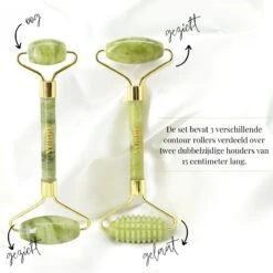 YUBBI™ Jade Gua Sha Set - Groene Jade Gezichtsroller - Schraper - Gezichtsverzorging - 4 Stuks - Inclusief Instructies -Gillette Winkel 1200x1200 1487