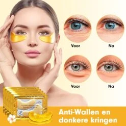 Imperatoris | Gezichtsmasker - Collageen Oogmasker 30x (15 Paar) - Anti Wallen En Anti Rimpels - 24K Goud -Gillette Winkel 1200x1200 1516