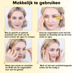 Imperatoris | Gezichtsmasker - Collageen Oogmasker 30x (15 Paar) - Anti Wallen En Anti Rimpels - 24K Goud -Gillette Winkel 1200x1200 1519