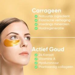 LifeProducts4You Oogmasker 60 Stuks - Eye Pads - Oogmasker Wallen - Gezichtsverzorging - Gezichtsmaskers Verzorging - Anti Wallen En Donkere Kringen - Oog Patches - 24 K Goud - Collageen -Gillette Winkel 1200x1200 1550