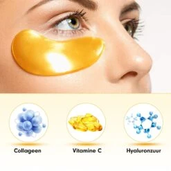 Collageen Oogmasker Luxovita - Wallen Wegwerken/Donkere Kringen/Rimpels - Hydraterend - 24k Goud Oog Masker - Eye Pads - Gel Oogmaskers - 60 Stuks -Gillette Winkel 1200x1200 1563