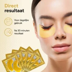 Collageen Oogmasker Tegen Wallen - 20 Paar (40 Stuks) - Gezichtsverzorging - Eye Oog Patches Pads - Goud -Gillette Winkel 1200x1200 1578