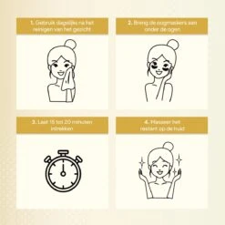 Collageen Oogmasker Tegen Wallen - 20 Paar (40 Stuks) - Gezichtsverzorging - Eye Oog Patches Pads - Goud -Gillette Winkel 1200x1200 1580