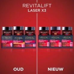 L’Oréal Paris Skin Expert Revitalift Laser X3 Anti-rimpel Nachtcrème - 50 Ml -Gillette Winkel 1200x1200 1601