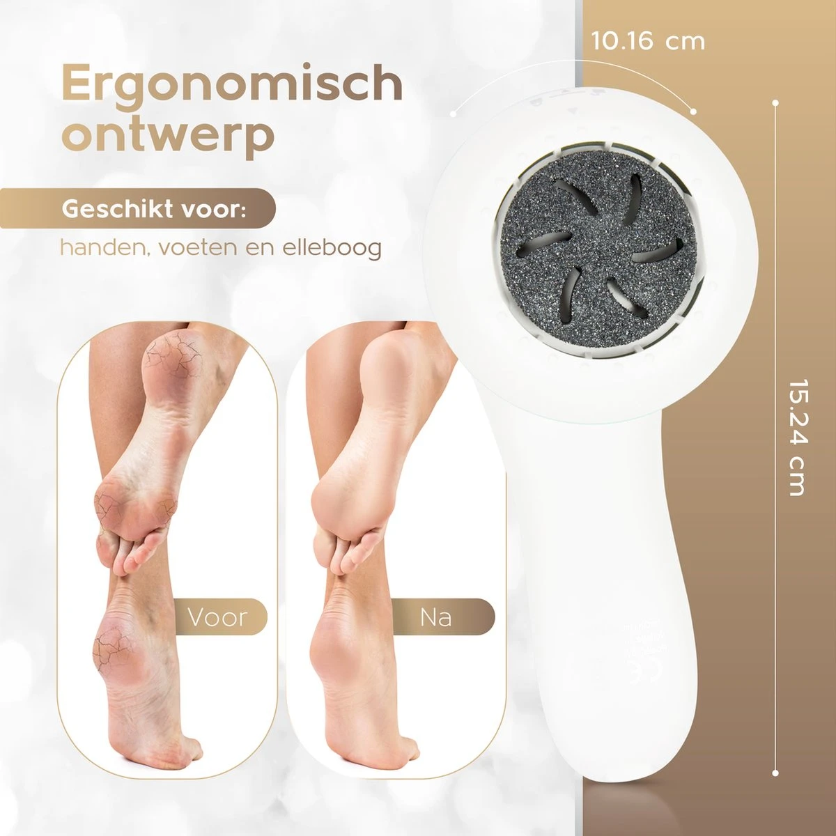 Vibrix® 2.0 Set Elektrische Eelt Verwijderaar Met Stofzuigsysteem - Krachtigste Motor Op De Markt - USB Oplaadbaar - Voetvijl 7 Vibrix® 2.0 Set Elektrische Eelt Verwijderaar Met Stofzuigsysteem - Krachtigste Motor Op De Markt - USB Oplaadbaar - Voetvijl - Afbeelding 5