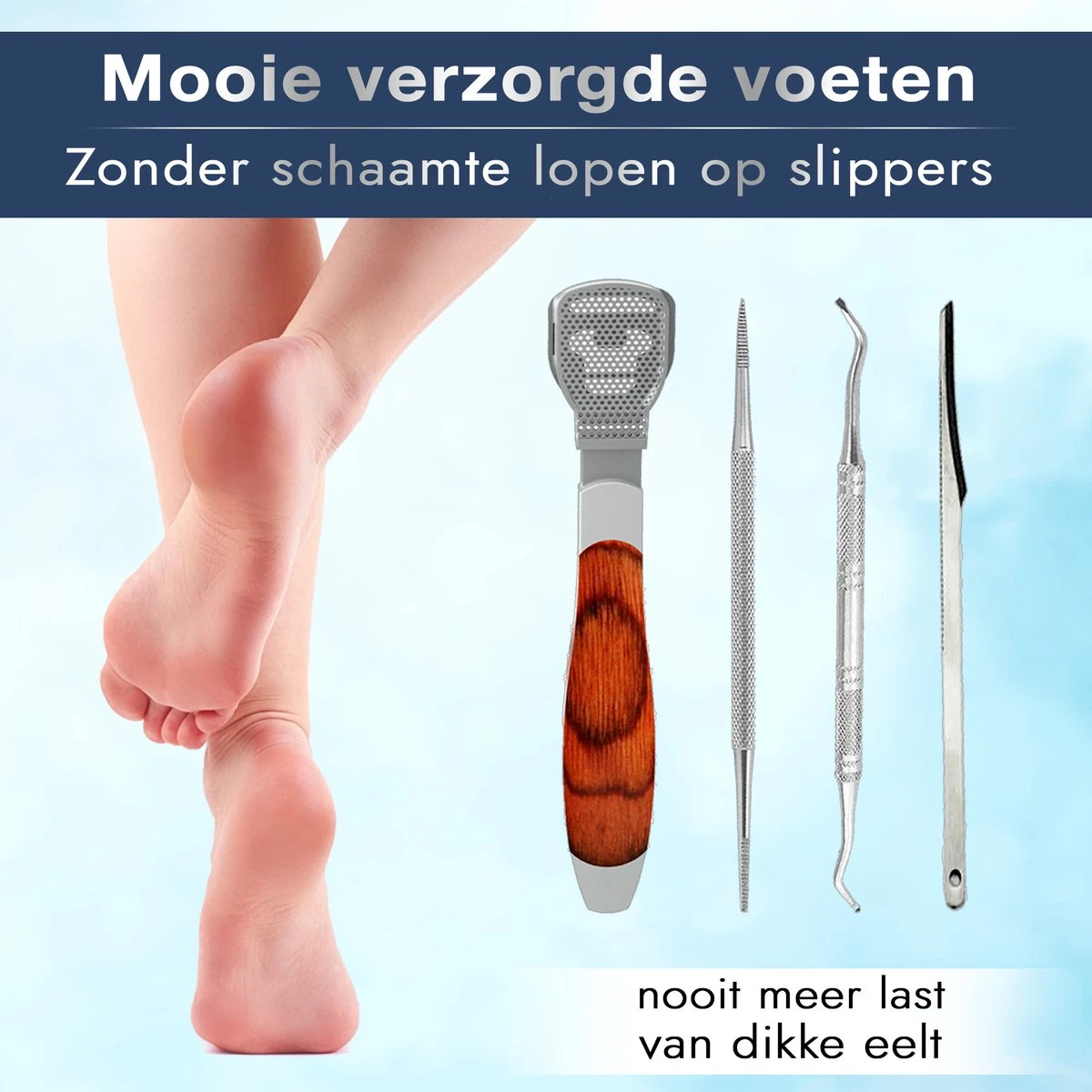 Pedicureset Professioneel - Pedicure Eeltmesjes - Eelt Verwijderaar Pedicure Set - Eeltverwijderaar Voetvijl - Eeltschraper - Eeltschaaf - Eeltrasp 8 Pedicureset Professioneel - Pedicure Eeltmesjes - Eelt Verwijderaar Pedicure Set - Eeltverwijderaar Voetvijl - Eeltschraper - Eeltschaaf - Eeltrasp - Afbeelding 6