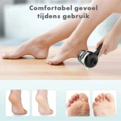 TTC - Elektrische Eeltverwijderaar - Stofzuigfunctie - 3 Snelheden - Inclusief 3 Vijlschijven & Borstel USB-Oplaadbaar -- Voetverzorging - Voetvijl Elektrisch - Pedicureset Elektrisch Voeten -Moederdag -Gillette Winkel 1200x1200 1939