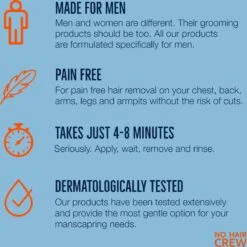 NO HAIR CREW - Ontharingscreme Mannen - Lichaam - Men - Ontharing Mannen -Gillette Winkel 1200x1200 2064