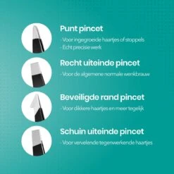 FreshDragon Pincet Epileer Set - Met Wenkbrauw Schaartje En Mesje - Tweezer -Gillette Winkel 1200x1200 2075