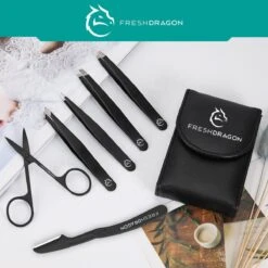 FreshDragon Pincet Epileer Set - Met Wenkbrauw Schaartje En Mesje - Tweezer -Gillette Winkel 1200x1200 2082