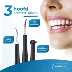 Professionele Tandsteen Verwijderaar - 5 Standen - Inclusief Tandarts Set - Met 3 Opzetstukken - Elektrisch - Tandplak -Gillette Winkel 1200x1200 211