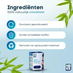 HBKS Neuswax - Ontharings Neus Wax Set- Neusontharing - Neushaartjes Verwijderen - Neushaar Waxen - Nose Wax Kit - 100gr Wax Beans -Gillette Winkel 1200x1200 2112